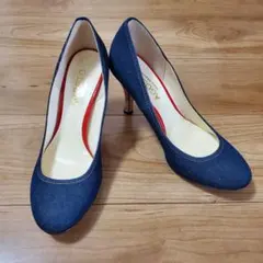 ☆美品☆AGOSTO デニム パンプスのサムネイル