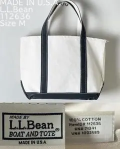 USA製 名作 LLビーン L.L.Bean ボート アンドトート バッグ M