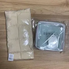 ラバ特典 スカーラリバーシブルマフラー&頭皮マッサージ用ブラシ、シャワータオル付