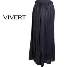 VINVERT レディース バンベール プリーツ スカート 光沢 9号 Mのサムネイル