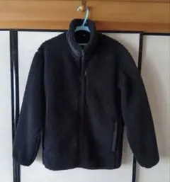 黒 フリース ジャケット