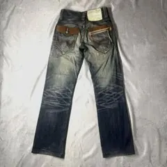 EDWIN 503 ブルートリップ デニム W26 Y2K 00s 古着