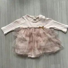 petit main チュールワンピースロンパース 80㎝