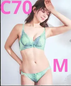 エメフィール　C70　脇高 シャイニー　カシュクール 　グリーン　ブラショーツ