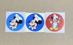 コックミッキー　ステッカー　ミッキーマウス　ディズニーランド　ディズニーシー
