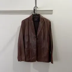 GAP ブラウン レザージャケット S/Pのサムネイル
