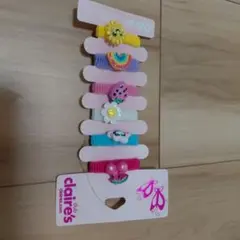 claire's カラフルヘアゴム 6個セット