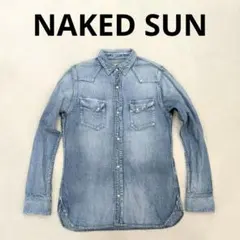 ◯ NAKED SUN　ネイキッドサン　ヴィンテージ加工デニムシャツのサムネイル