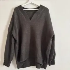 Vloose knit ブイルーズニット　グレーのサムネイル