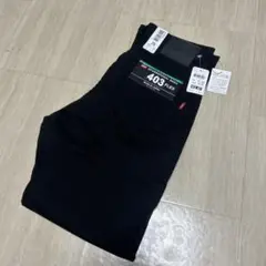 [エドウィン] ジーンズ ふつうのストレート デニムパンツ ストレッチ ブラック