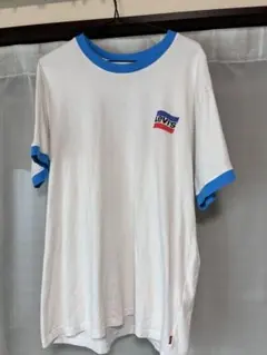 Levi's リンガーTシャツ ホワイト ブルーのサムネイル