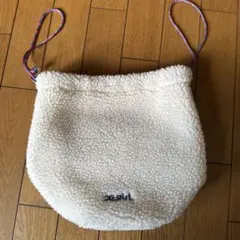 エックスガール Xgirl ボアショルダーバッグ ホワイト