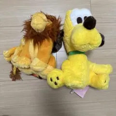 ライオンキングとプルートのぬいぐるみセット