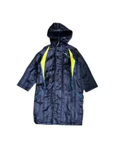 PUMA プーマ ベンチコート 130cm ネイビー キッズ ジュニア フード付