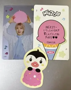 【美品】NEXZ ポップアップ トモヤ TOMOYA クリアカード セット