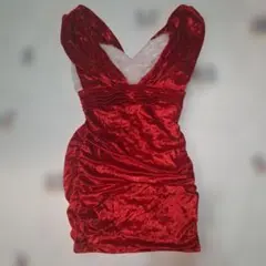 【レディース部門】Hit fashion サンタ風ミニドレス【Lサイズ】