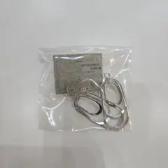 Kaza オーバル型 ピアス シルバーカラーのサムネイル