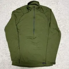 patagonia　キャプリーン2ライトウェイトジップネック　オリーブ　Sサイズ