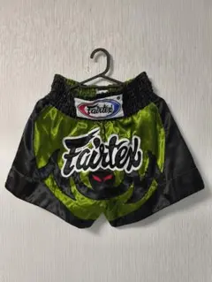 Fairtex ムエタイパンツ S 緑/黒