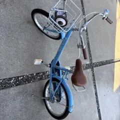 子供用自転車 水色 (直接受け取りできる方が限定／川崎市) a.n.design-works 自転車 子供用 24インチ 折りたたみ 女の子 男の子