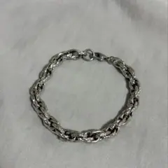 シルバーカラー チェーンブレスレット