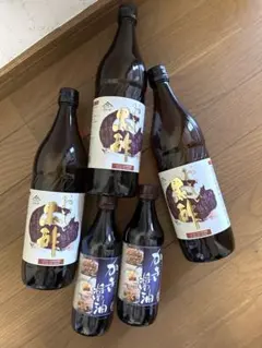 NHC日本自然発酵 おいしい黒酢　かき醤油　調味料　醤油　お酢　合計5本のサムネイル
