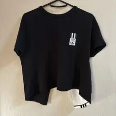 adidas 3本ライン カットソー 半袖