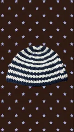 クラッシャーハット ビーニー ハンドメイド