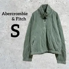 Abercrombie & Fitch【S】キルティング　アノラック　グリーン