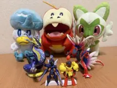 ぬいぐるみ ニャオハ ホゲータ クワッス ミライドン コライドン モンコレ