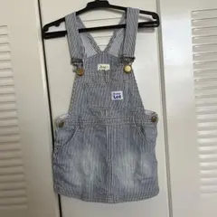 Buddy Lee ストライプオーバーオール 100センチ スカート 女の子