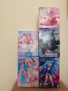 初音ミク 桜ミク フィギュア まとめ売り ５体セット