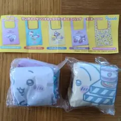ちいかわ×サンリオ エコバッグ　ちいかわ×シナモロール うさぎ×ポムポムプリン