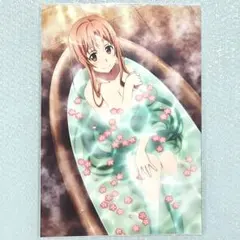 중고 ソードアート・オンライン A3 クリアポスター アスナ