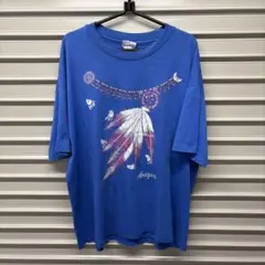 90s USA製 hanes ヴィンテージ インディアン　アリゾナ　アメカジ