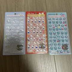 【正規品】 サンリオ ボンボンドロップシールミニ 3枚set キティ