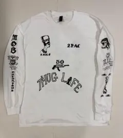 超ビッグサイズ ルード系 ワル 不良 2PAC ロンT タトゥー tattoo 超ビッグサイズ ルード系 ワル 不良 2PAC ロンT タトゥー tattoo