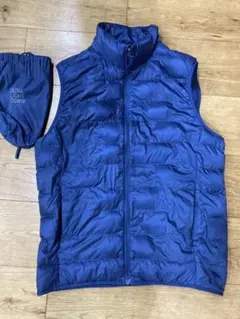 UNIQLO ULTRA LIGHT DOWN ダウンベスト S ネイビー