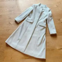 新品　トッカ　ロングコート　0サイズ　ブルー系