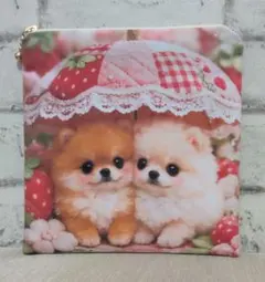 フラットポーチ 柴犬柄 両面パネル ❤️ハンドメイド - メルカリ