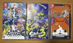 任天堂Switch用ソフト3本セット