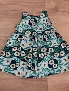 ユニクロmarimekko 花柄ノースリーブワンピース 90