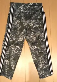 8PM 葉柄プリント サイドストライプパンツ XS