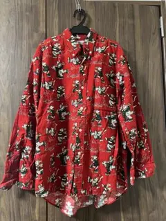 【キャプテンサンタ（CAPTAIN SANTA）】長袖ネルシャツ　赤色のサムネイル