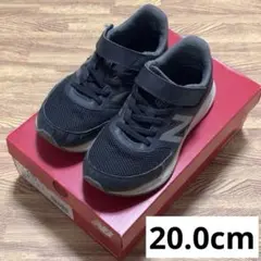 20.0cm W 黒 New Balance 3225 ブラック スニーカー