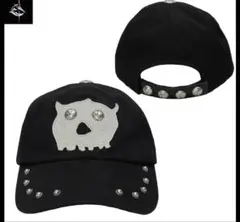 有名人着用　thug club TC Skull cap Blackのサムネイル