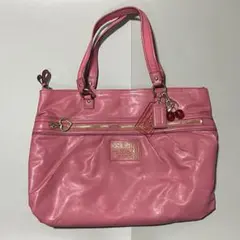 美品✨️希少✨️COACH コーチ 2way ポピー トートバッグ ピンク COACH コーチ 2WAYトートバッグ アベニューキャリーオールトート
