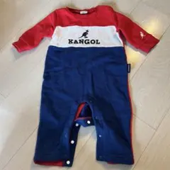 KANGOLロンパース 70 裏起毛　美品　長袖のサムネイル