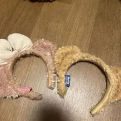 ディズニーカチューシャ　ダッフィー&シェリーメイ