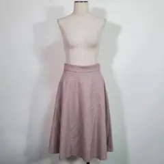 PROPORTION くすみピンク フレアスカート